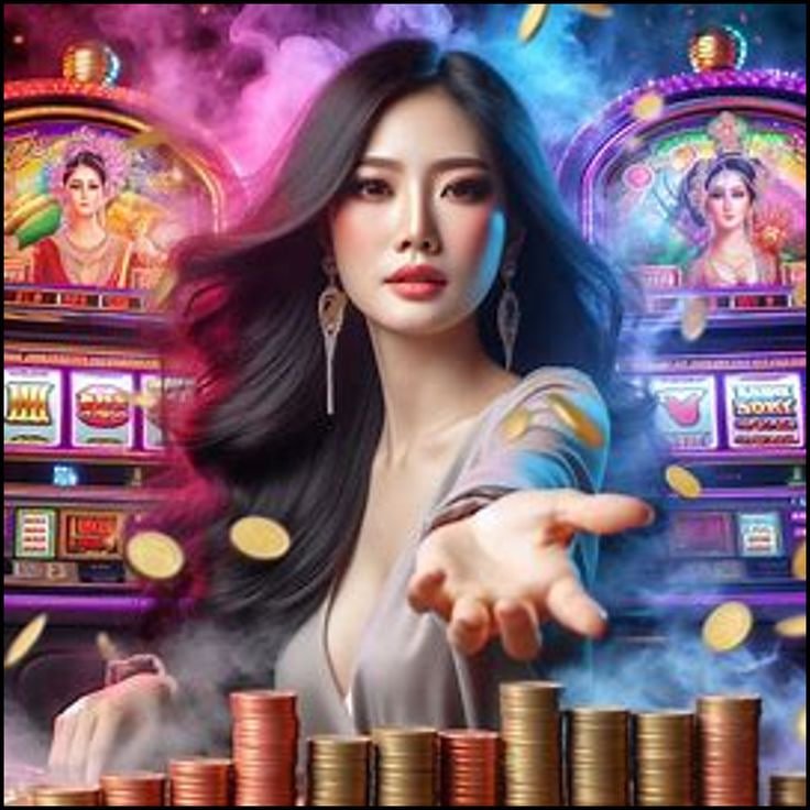 Banner promo terbaru dengan ikon neon hijau dan ilustrasi pengguna ponsel